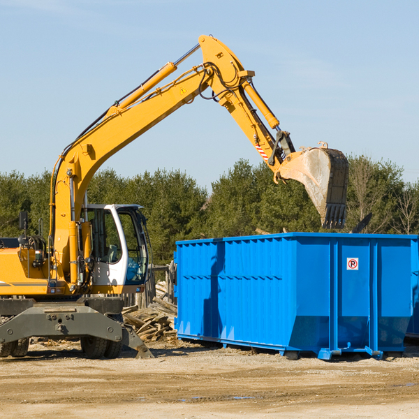 how does a residential dumpster rental service work in Mc Calla AL